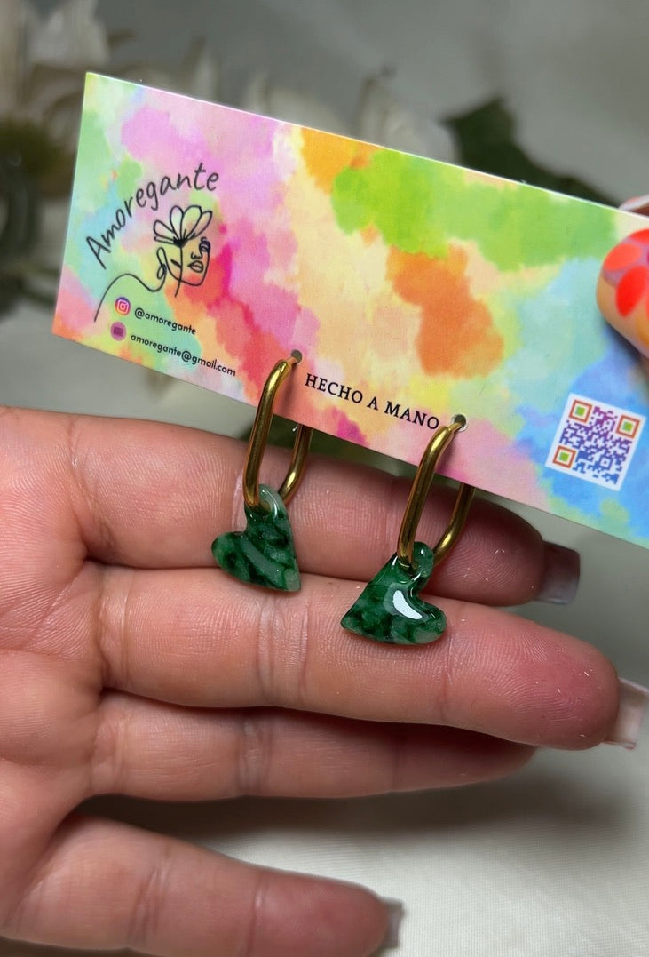 Corazón Charm Mármol