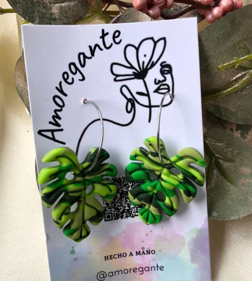 Hoja Monstera Multicolor