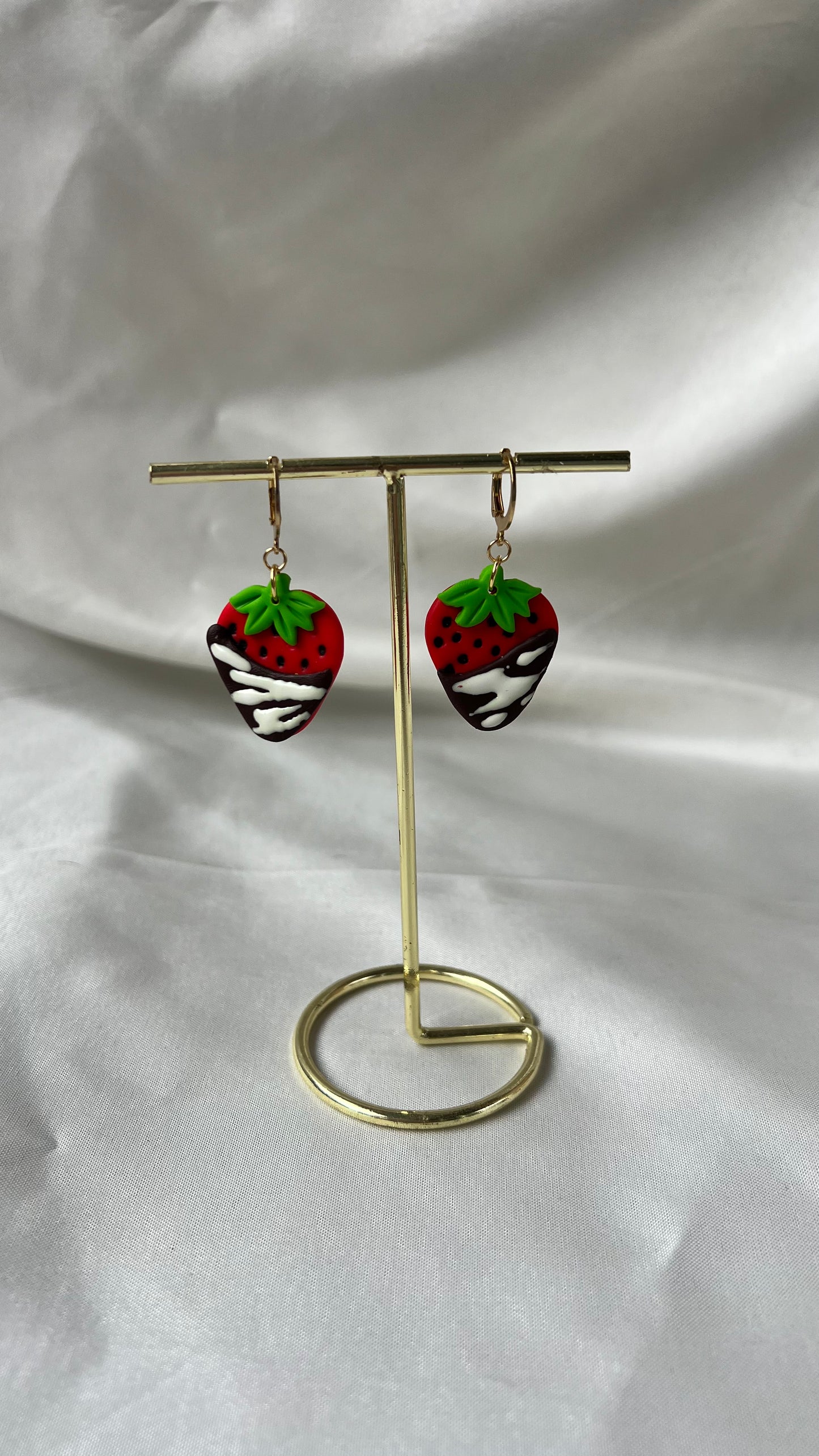 Fresas con chocolate (3 cm)