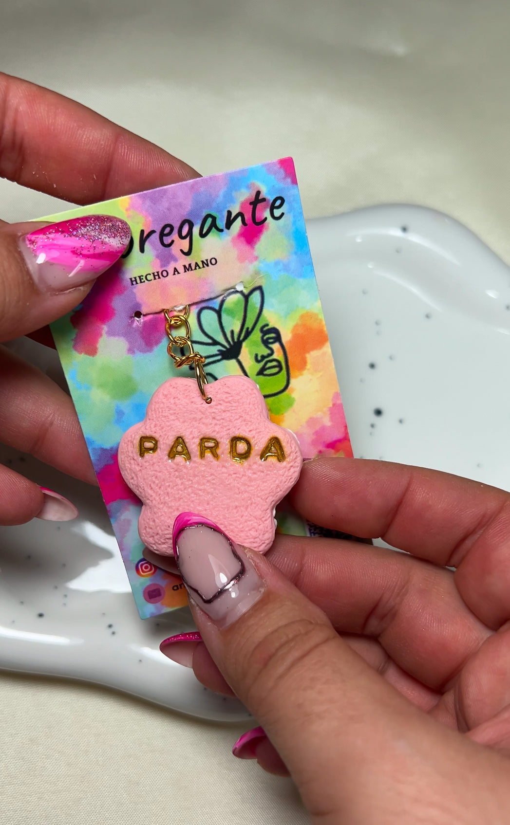 Huellas solidarias (llaveros)