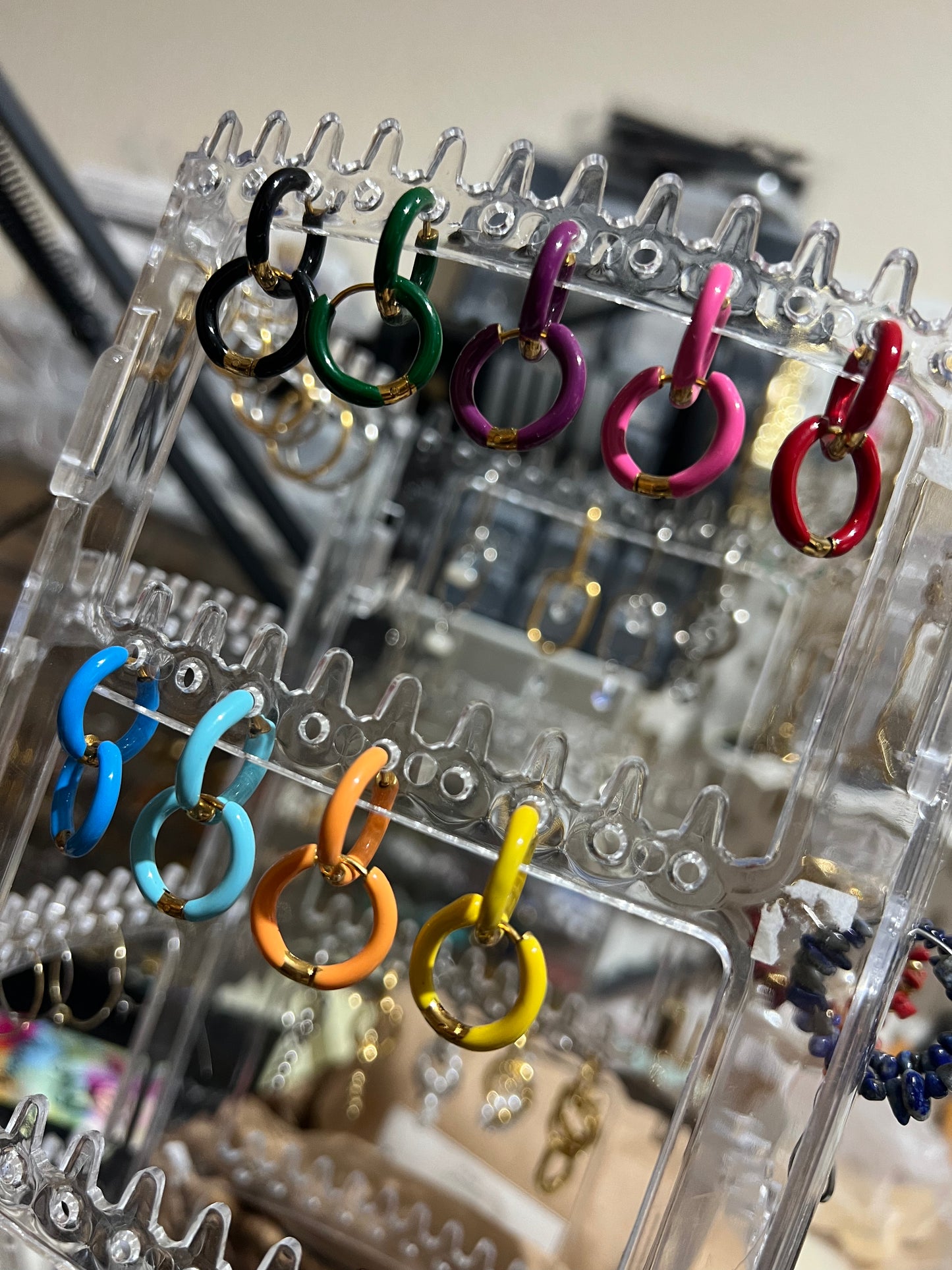 Aros Acero Colores (1,5 cm)