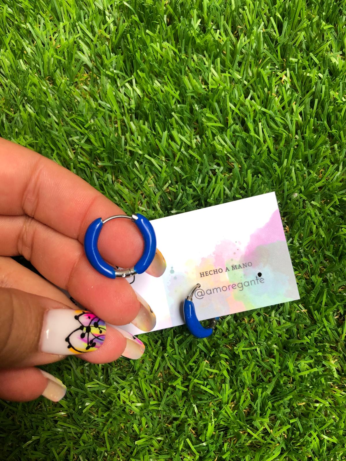 Aros Acero Colores (2 cm)