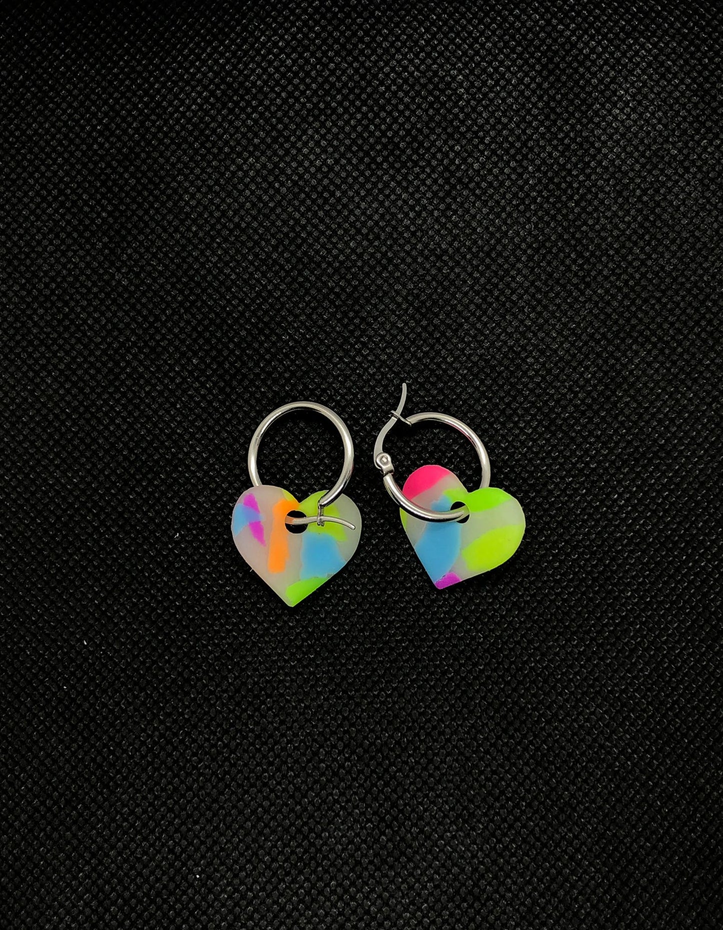 Corazón Rainbow Neón