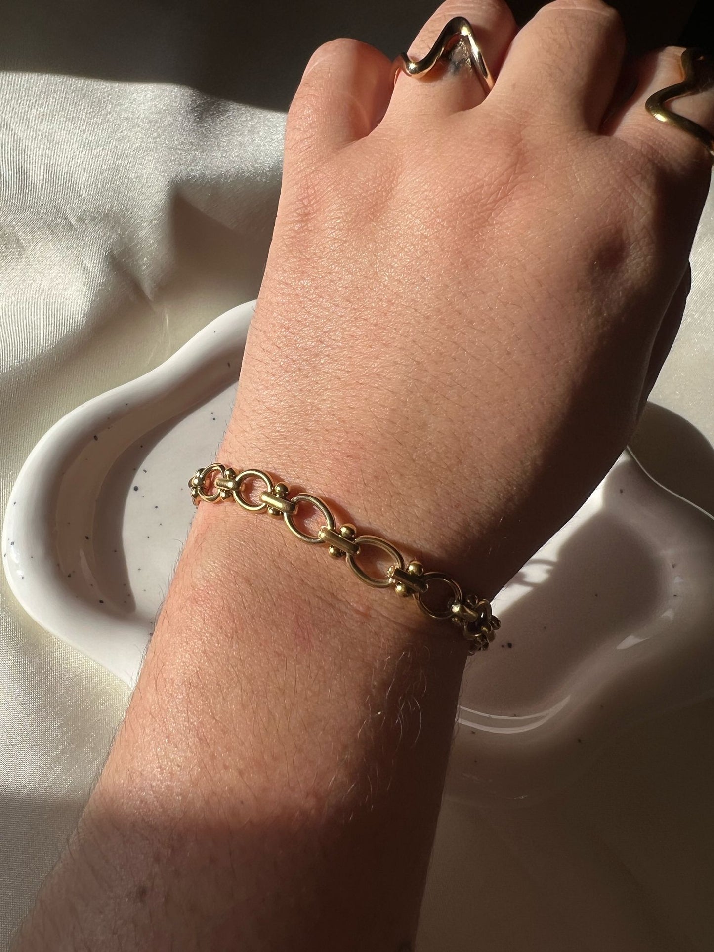 Pulsera Eslabones Oro 18 Kilates