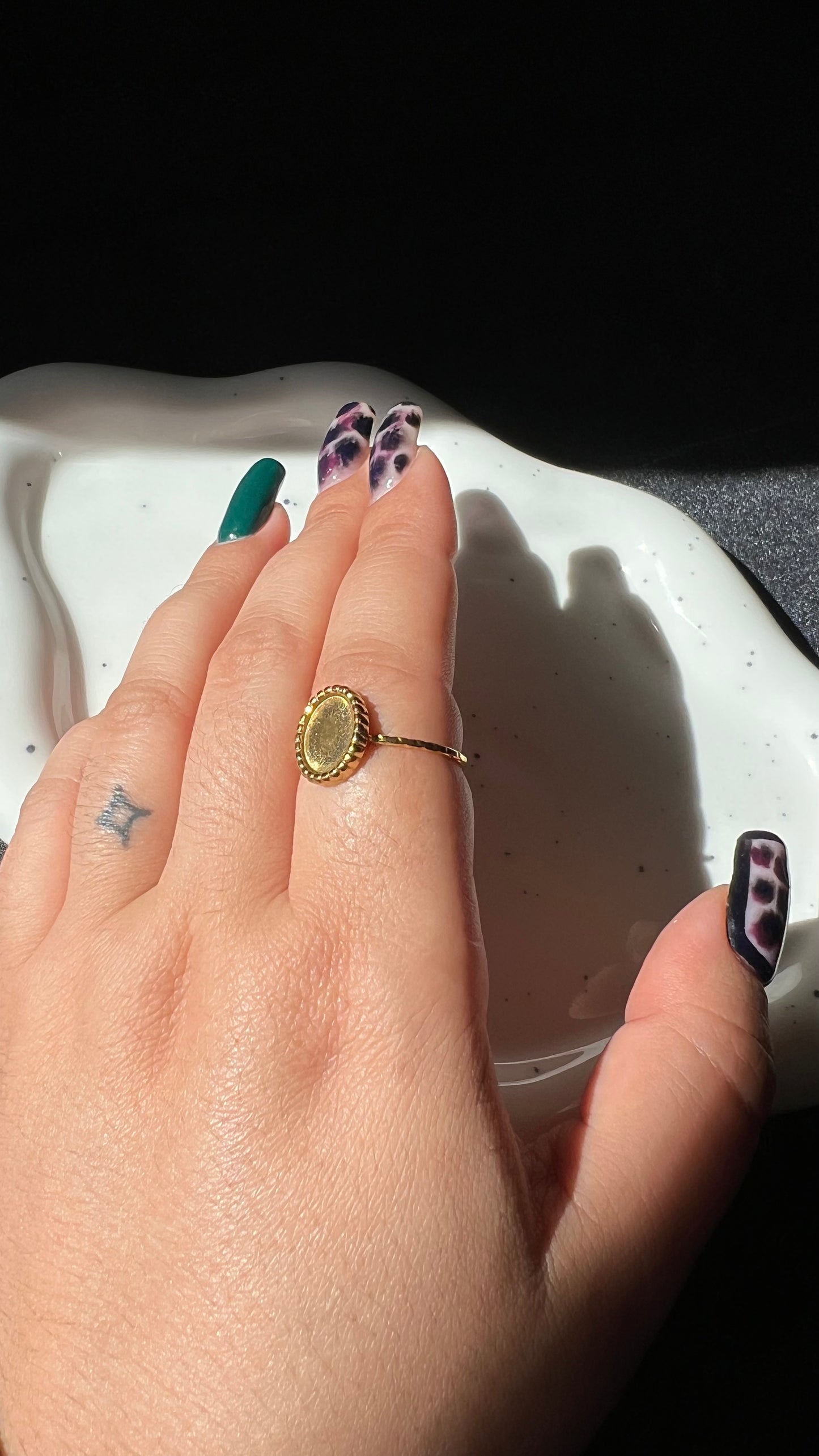 Kit Huella Dactilar Anillo Ajustable