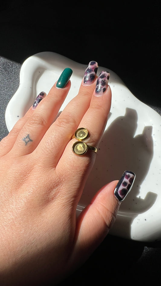 Kit Huella Dactilar Anillo Ajustable