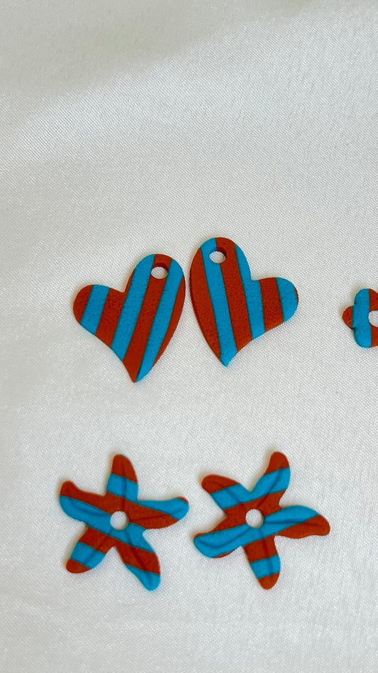 Rayas Turquesa y Caramelo Primavera-Verano