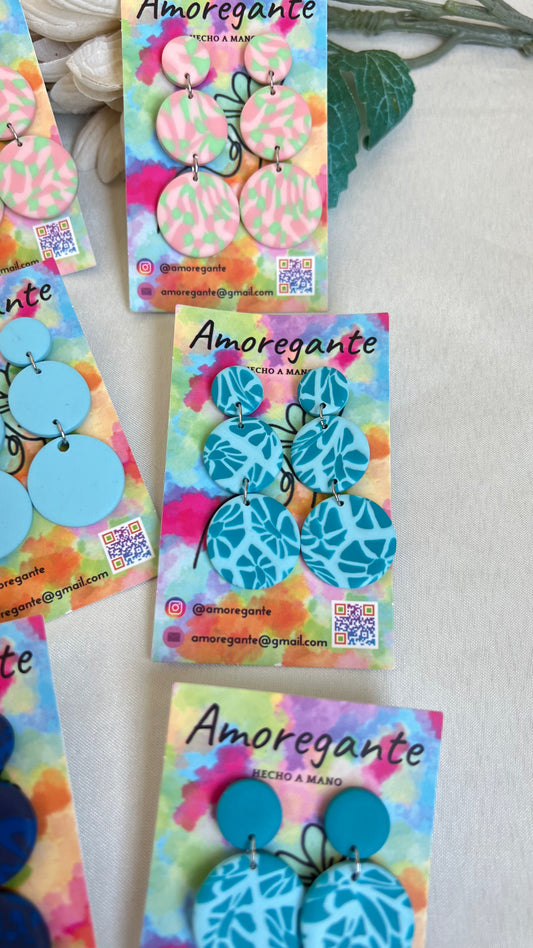 Mia Largo Estampado Azules