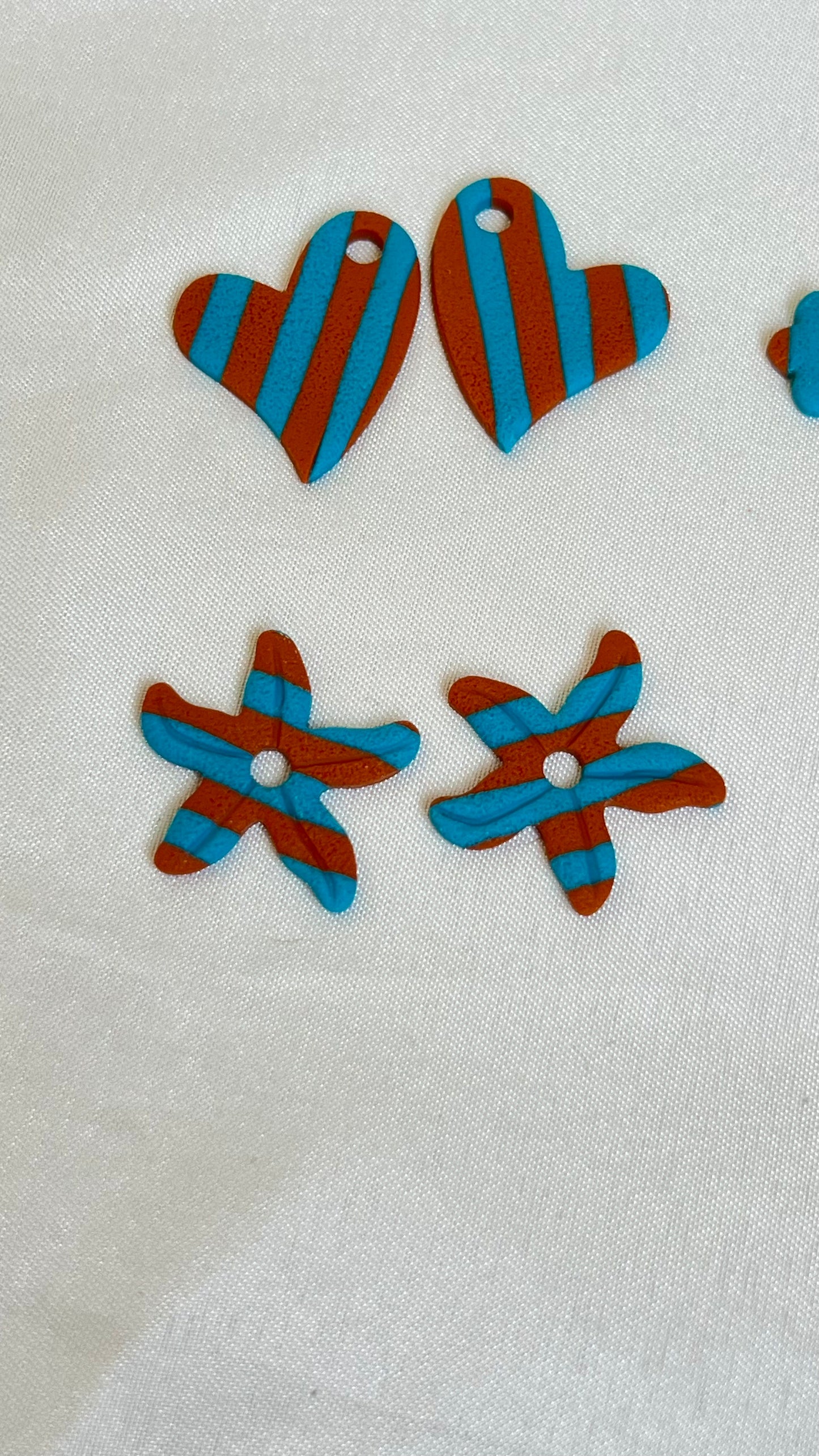 Rayas Turquesa y Caramelo Primavera-Verano
