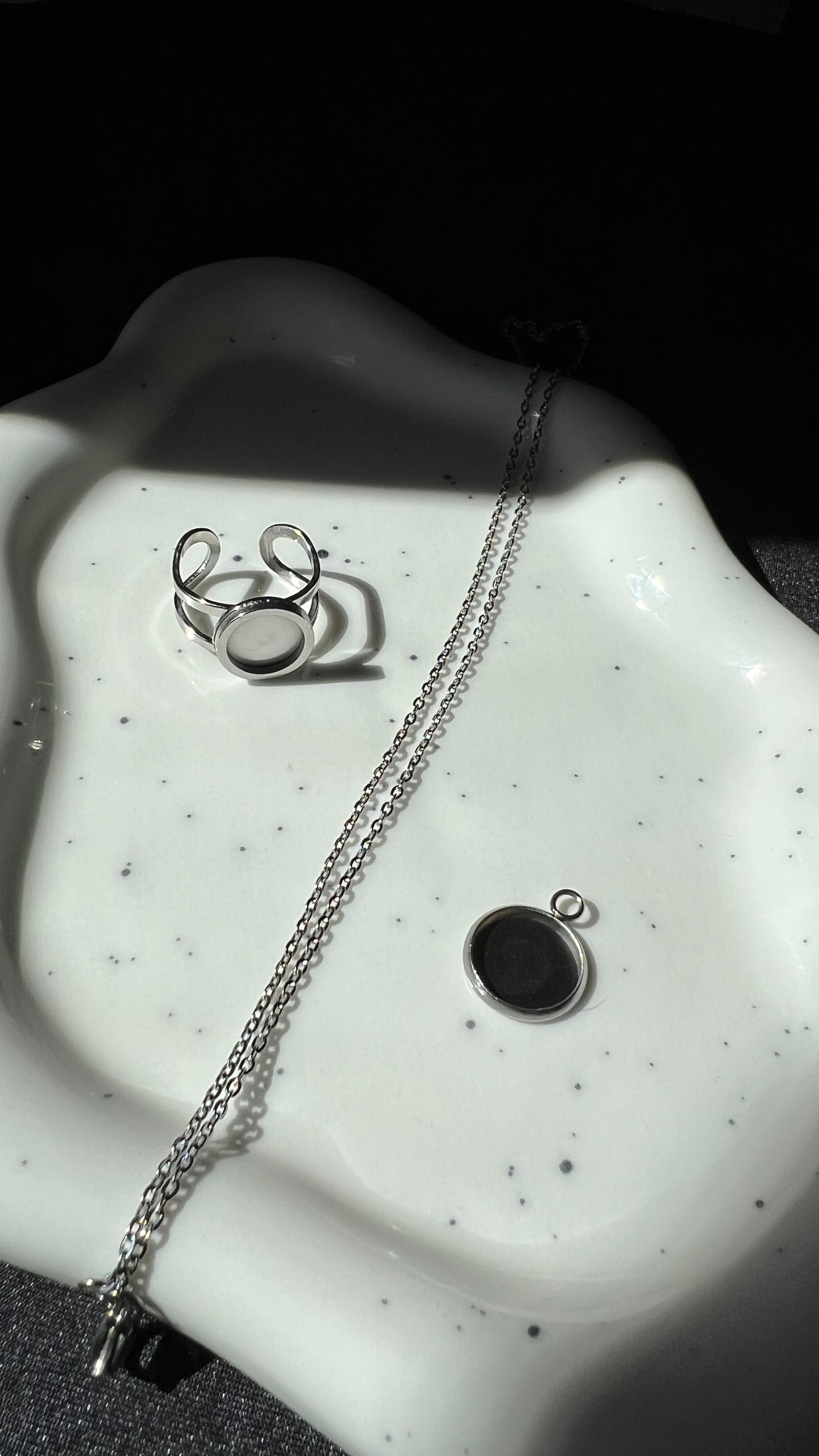 Kit Huella Dactilar Collar + Anillo