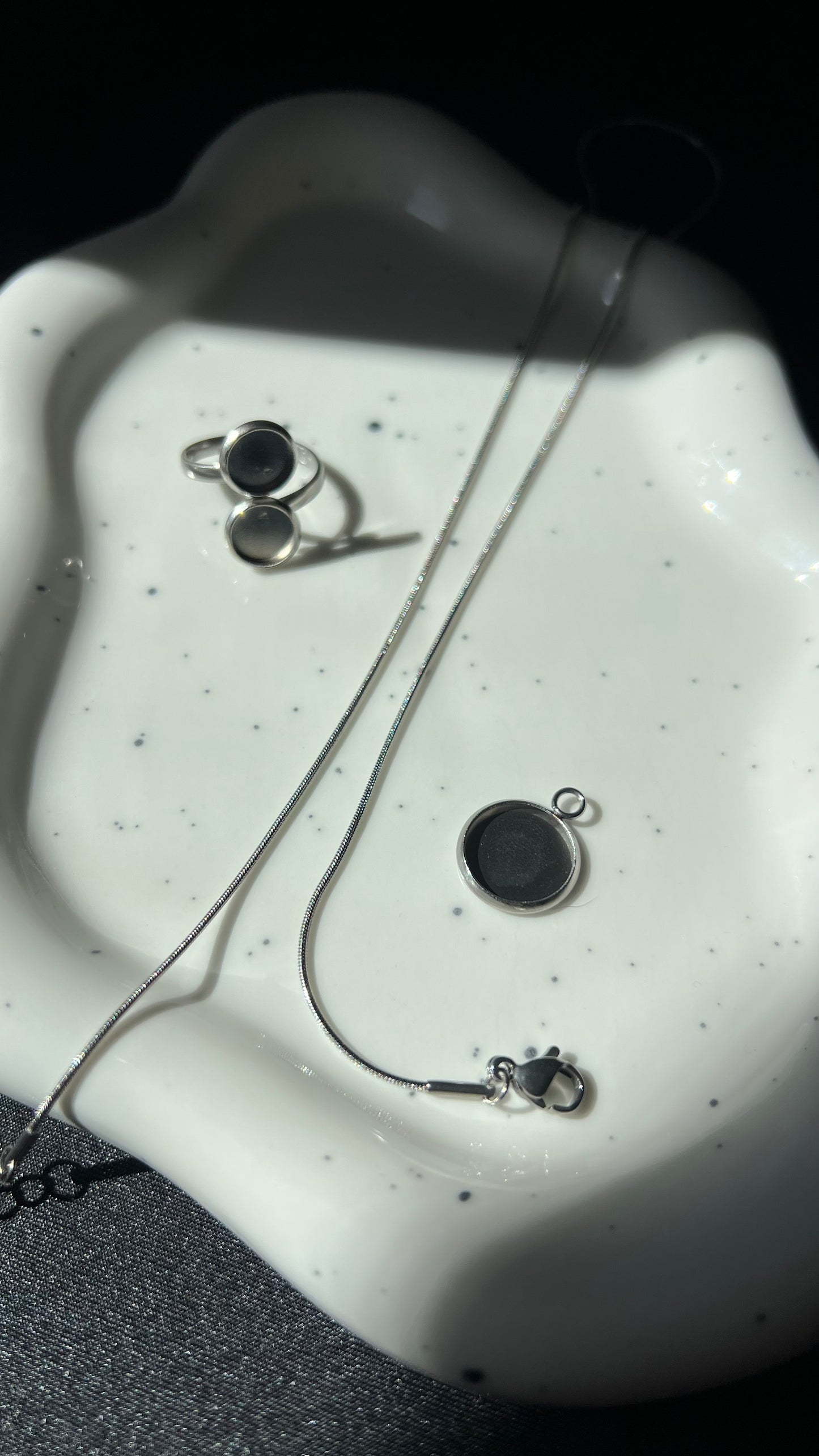 Kit Huella Dactilar Collar + Anillo