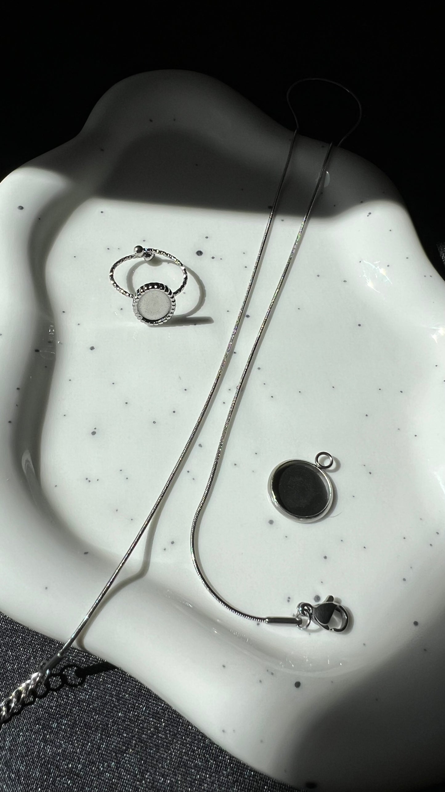 Kit Huella Dactilar Collar + Anillo