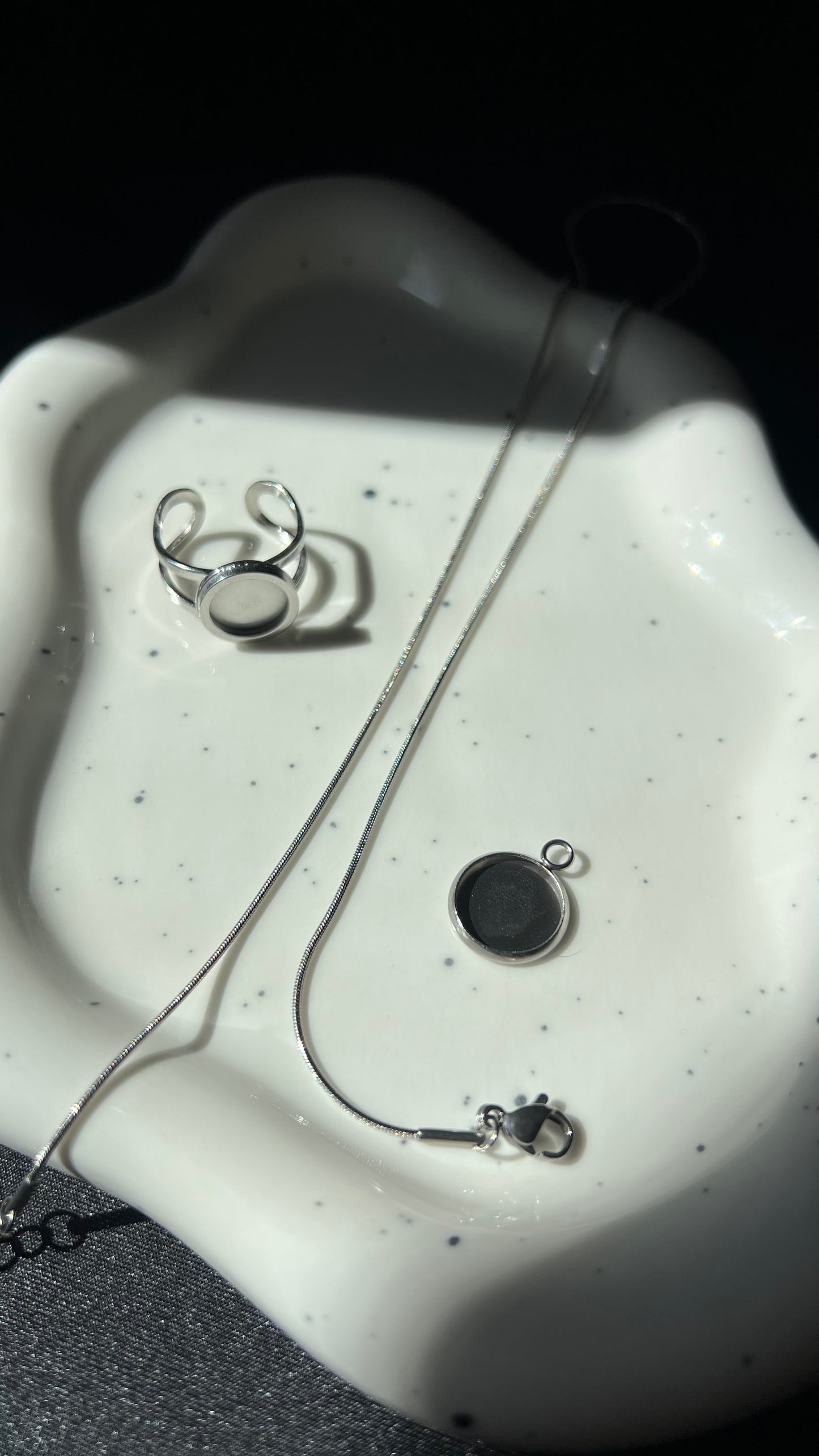 Kit Huella Dactilar Collar + Anillo