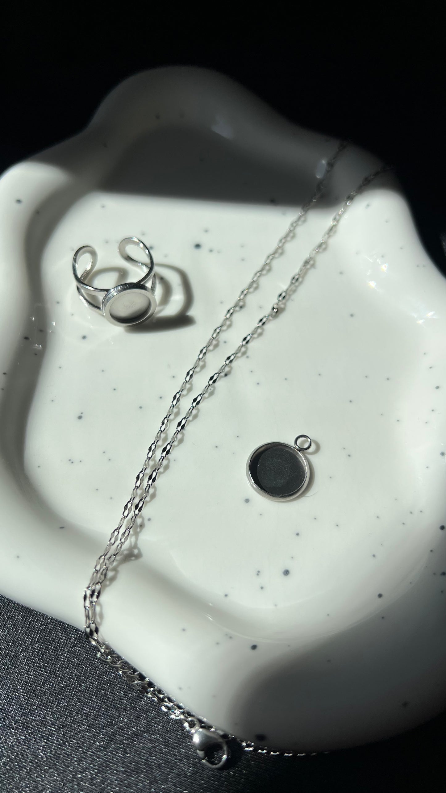 Kit Huella Dactilar Pulsera + Anillo