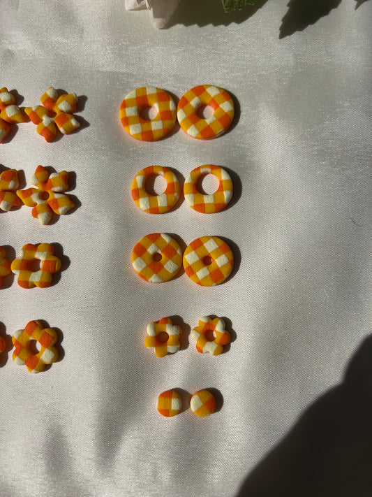 Picnic Charm Naranja y Amarillo