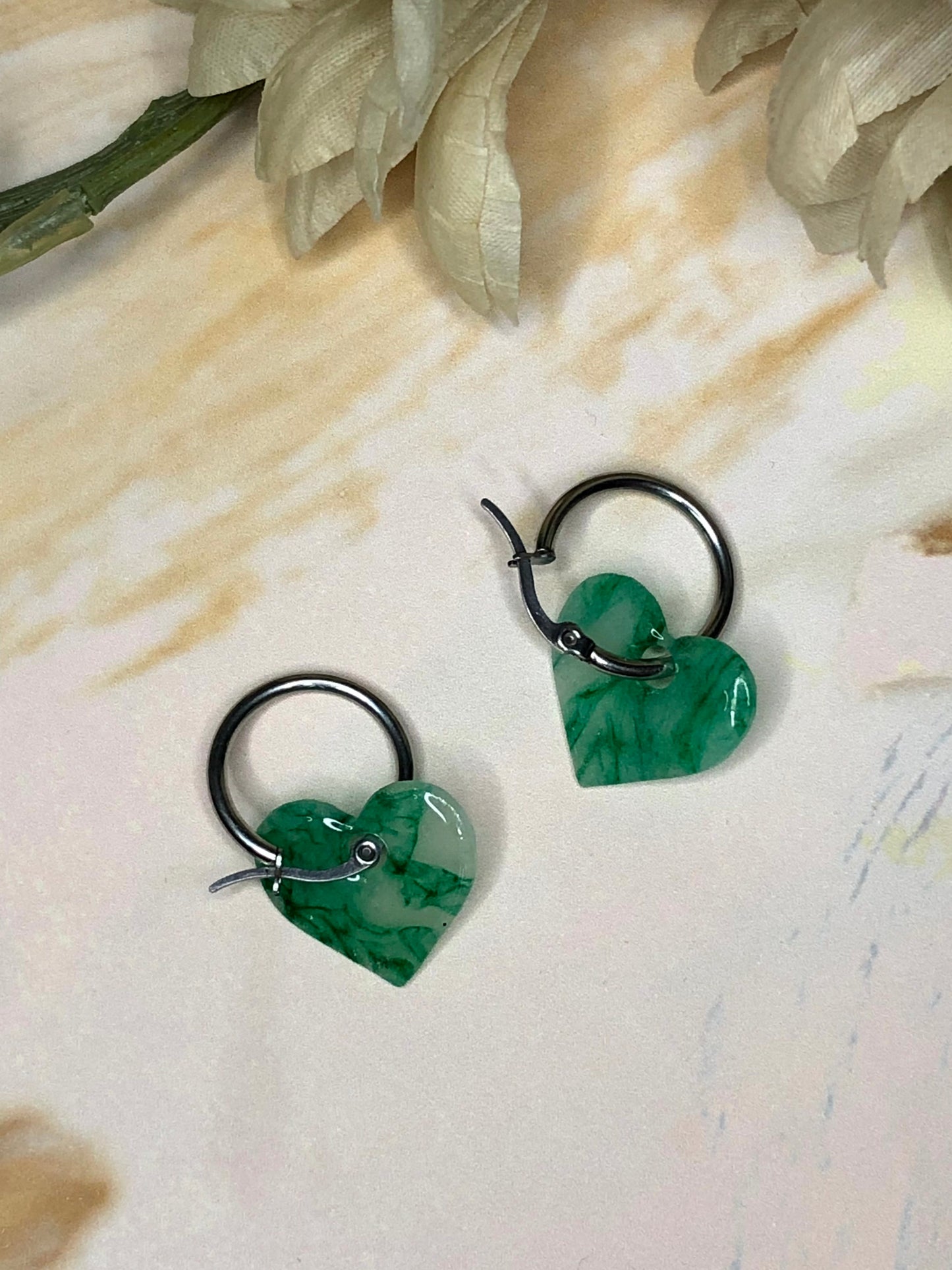 Corazón Charm Mármol