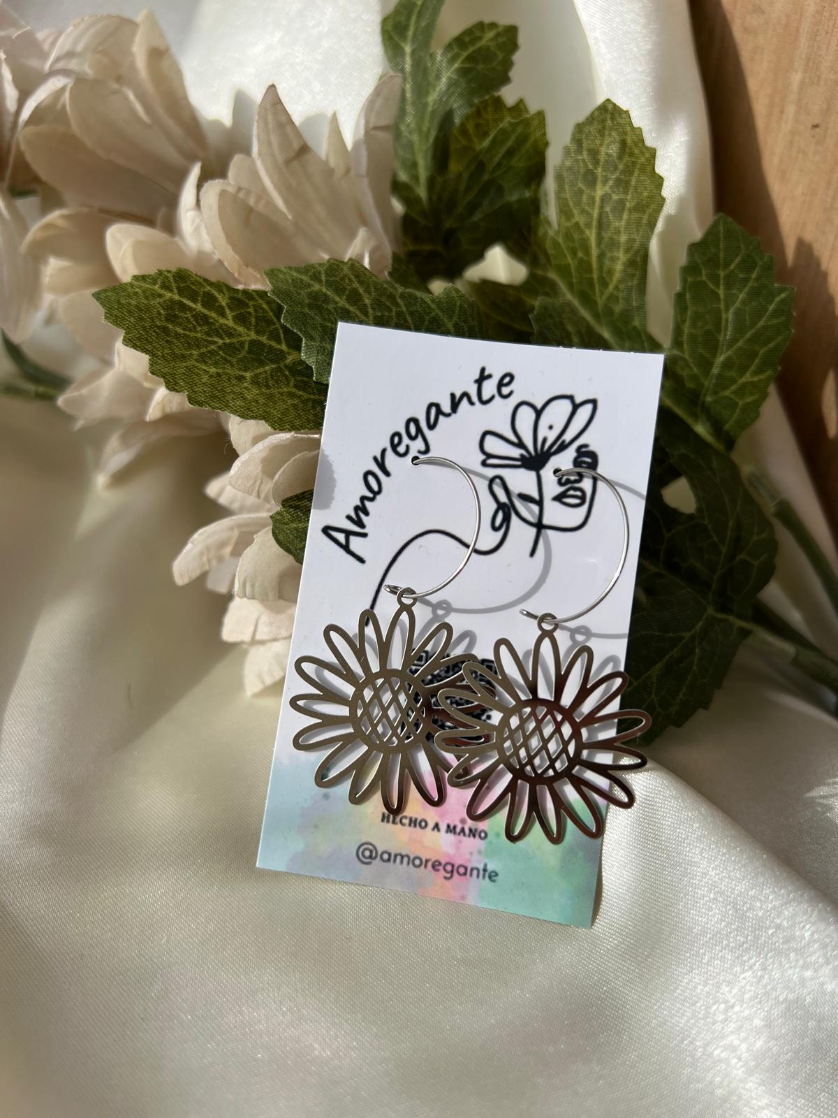 Hojas y girasoles Acero (3.5 cm + cierre)