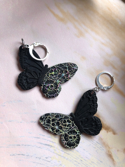 Mariposa estampada (4 cm)