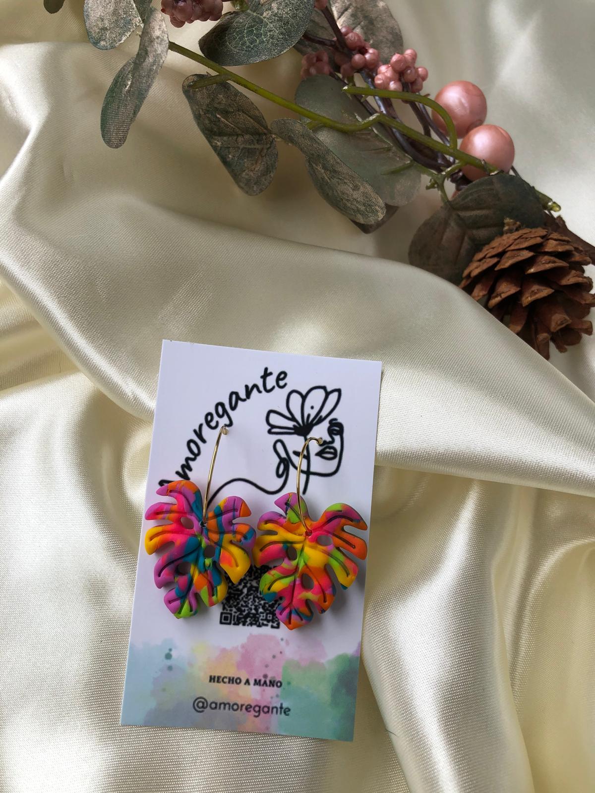 Hoja Monstera Multicolor