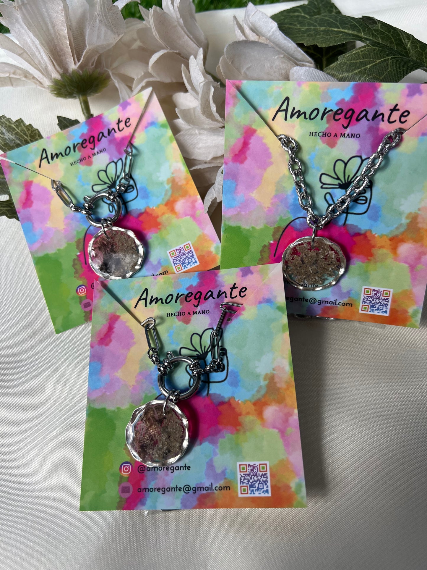 Gargantilla cenizas "Recuerdo eterno"